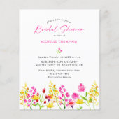 バジェットワイルドフラワーブライダルシャワーエレガントフローラ (正面)