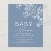 バジェットワイルドフラワーベビーイン開花ベビーダスティブルー (正面)