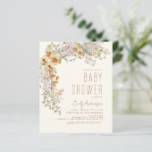 バジェットワイルドフラワーボホーベイビーシャワーテラコッタ (スタンド正面)