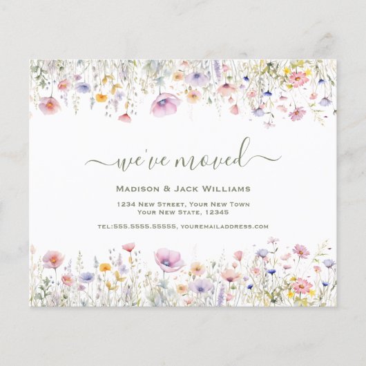 バジェットワイルドフラワー引っ越しました | 新しいアドレス (正面)