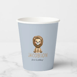 バジェットワイルドワンサファリアニマルボーイバースデーパーティー 紙コップ