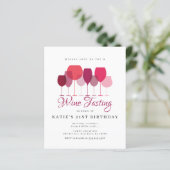 バジェットワインテイスティングパーティの招待状 (スタンド正面)