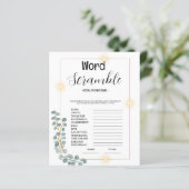 バジェットワードスクランブルブライダルシャワーゲーム (スタンド正面)