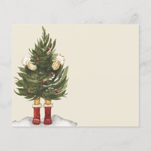 バジェットヴィンテージクリスマスツリー |ハウスパーティーチラシ (裏面)