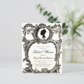 バジェットヴィンテージロココリージェンシーブライダルシャワー招待状 (スタンド正面)
