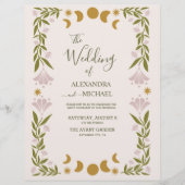 バジェットヴィンテージ神秘結婚植物学 チラシ (正面)