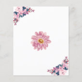 バジェットヴィーノウィズブライダルシャワー招待 チラシ (裏面)