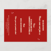 バジェット不気味タイムクリープハロウィーン招待状 ポストカード (裏面)