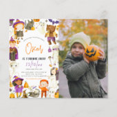 バジェット不気味ボーイハロウィーン誕生日パーティー写真 (正面)