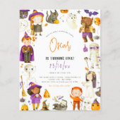 バジェット不気味ボーイ衣装ハロウィーン誕生日パーティー (正面)