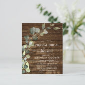 バジェット仮想ブライダルシャワー環境招待状 (スタンド正面)