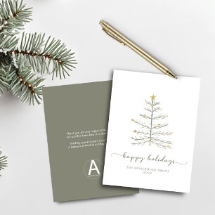 バジェット企業のハッピーホリデイズクリスマスツリー