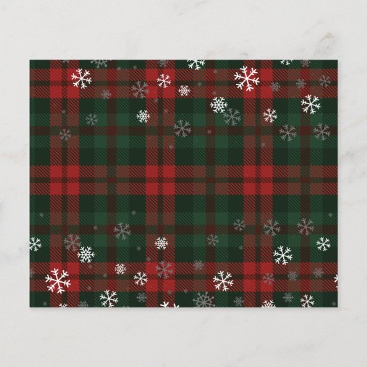 バジェット企業のファミリークリスマスパーティの招待状 (裏面)