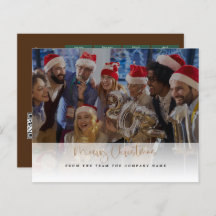 バジェット会社写真ロゴメリークリスマス