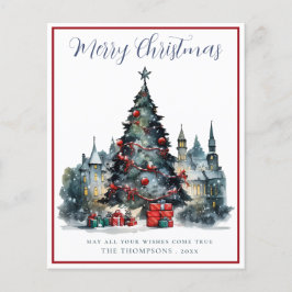 バジェット伝統的クリスマスシーンクリスマスカード