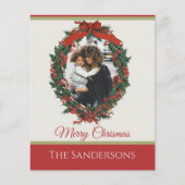 バジェット伝統的ホリデーフォトリースクリスマス (正面)