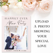 バジェット写真の幸せな後にパーティーピンク招待状