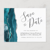 バジェット写真ゲートティール(緑がかった色)ブルーシルバー日付を保存 (正面)