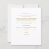 バジェット写真シックエレガントピ淡い色のンク&金ゴールドハート (裏面)