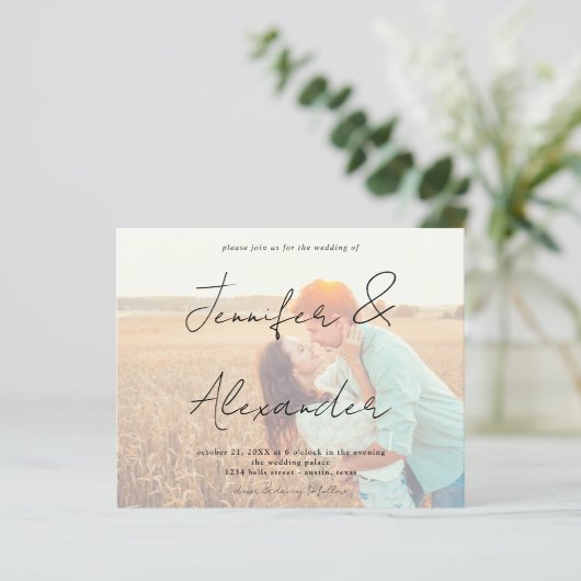 バジェット写真ビッグ名横結婚写真のV2 (スタンド正面)