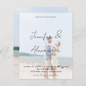 バジェット写真ビッグ結婚ネームVertical Photo's V2 (正面/裏面)