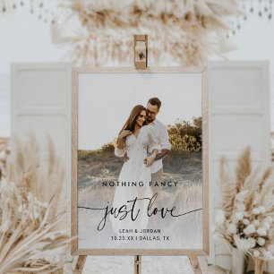 バジェット写真ファンシーNothing Just Love結婚's ポスター