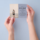 バジェット写真ブライダルシャワー結婚婚約 チラシ (手)