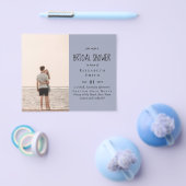 バジェット写真ブライダルシャワー結婚婚約 チラシ (シングル)