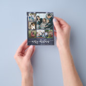 バジェット写真メリークリスマスウィンターホリデーカード チラシ (手)