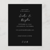 バジェット写真モダンV Chic 6日付を保存 チラシ (裏面)