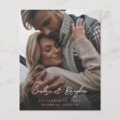 バジェット写真モダンV Chic 8日付を保存 チラシ (正面)