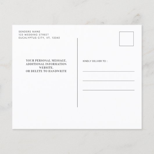 バジェット写真ユーカリの緑の日を保存 (裏面)