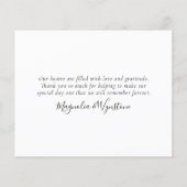 バジェット写真ユーカリ結婚プスのサンキューカード