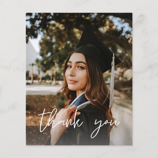 バジェット写真卒業ハットシャルボードVありがとう チラシ (正面)