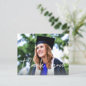 バジェット写真卒業ハットホワイトありがとう (スタンド正面)