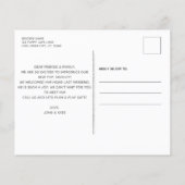 バジェット写真子犬の新しいペットの発表 (裏面)