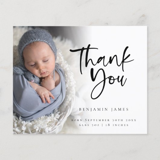 バジェット写真少年ありがとう誕生発表 (正面)