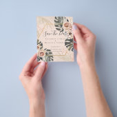 バジェット写真救日付PAMPAS Coral Tropical チラシ (手)