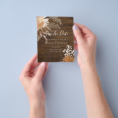 バジェット写真救日付PAMPAS Grass Terracotta チラシ (手)