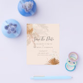 バジェット写真救日付PAMPAS Grass Terracotta チラシ (シングル)