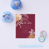 バジェット写真救日付PAMPAS Grass Terracotta チラシ (シングル)