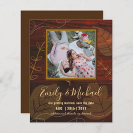 バジェット写真結婚式の日付を保存Boho抽象芸術