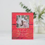 バジェット写真結婚式の日付を保存Boho抽象芸術 (スタンド正面)