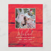 バジェット写真結婚式の日付を保存Boho抽象芸術 (正面)