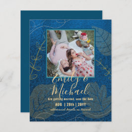 バジェット写真結婚式の日付を保存Boho抽象芸術