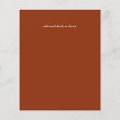 バジェット写真結婚式の日付を保存Boho抽象芸術 (裏面)