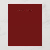 バジェット写真結婚式の日付を保存Boho抽象芸術 (裏面)