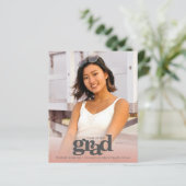 バジェット写真赤面ピンクの卒業はっきりした招待状 (スタンド正面)