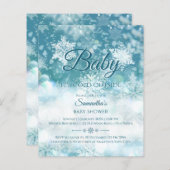 バジェット冬のベビー外のベビーシャワー寒い (正面/裏面)