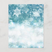 バジェット冬のベビー外のベビーシャワー寒い (裏面)